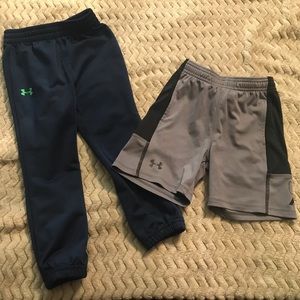 👟3/40$ 2 UNDER ARMOR BOTTOMS BOYS 3T